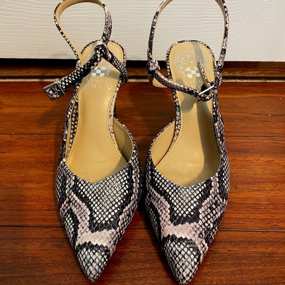 Vince Camuto Snake Patterned Heels